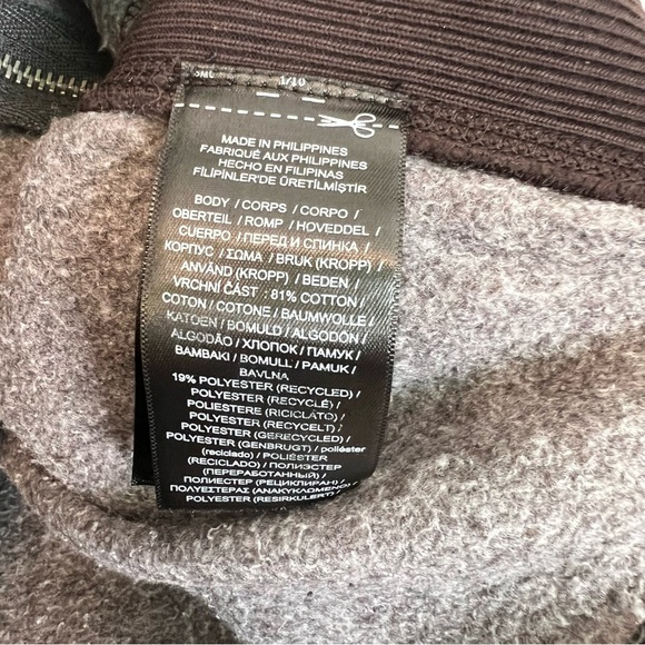 Ralph Lauren Double RL Men’s Full Zip Hooded Sweatshirt Faded Black XS NWT - Picture 6 of 6